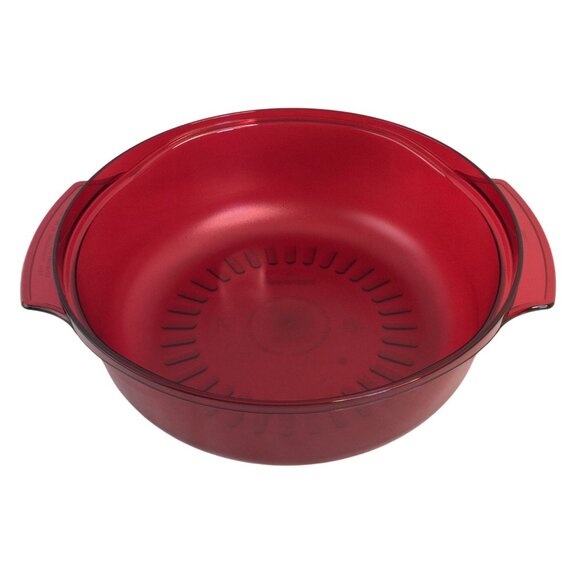 Tupperware TupperWave Stack Cooker Cranberry Red New Complete Set - Picture 5 of 7